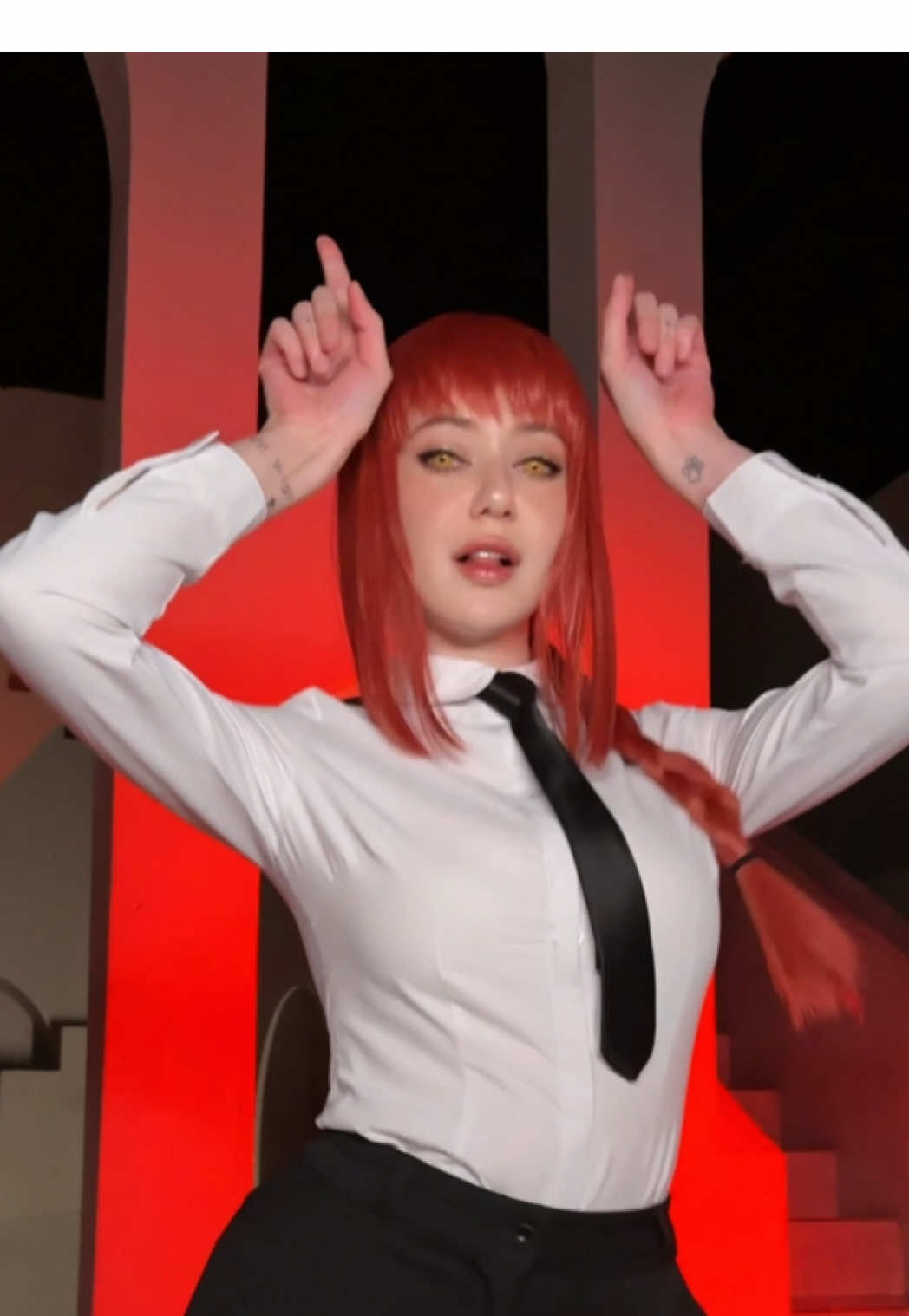 😈 #Makima #Makimacosplay #chainsaw #chainsawcosplay #chainsawmakima 