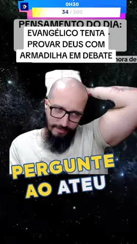3 horas de tatatatata #crente #ateu #debate