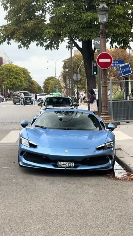 Best specced 296 on earth 🩵 #ferrari #296gts #paris 