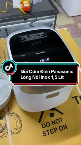 Nồi cơm điện cao tần Panasonic lòng nồi inox #ecomart #channgantv #noicomdienpanasonic #noicomdienruotinox 