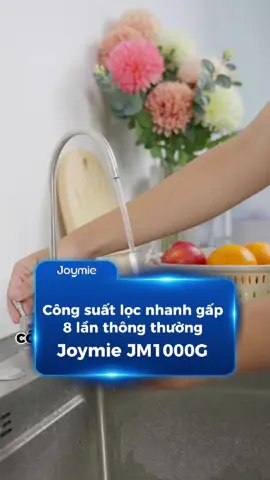 Máy lọc nước JM1000G với công suất lọc nhanh gấp 8 lần máy thông thường #maylocnuoc #joymie #joymievietnam #suckhoechomoinguoi #maylocnuocamtubep 