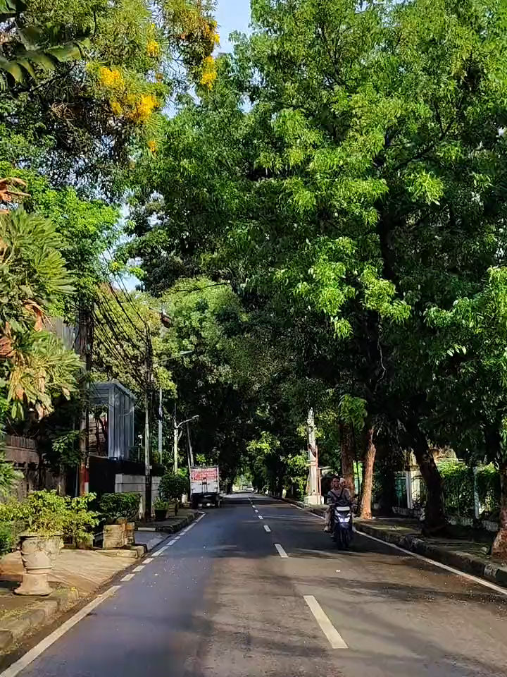 free footage buat bahan konten kalian nih .. aku support kalian 🙌😄 selamat menikmati view vibes di pagi hari .. golden hour kah ini ? #fyp #viral #estetik #trending #tiktoktravel #JalanJalan #jakarta