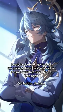 He can manipulate without even really realizing it, slowly sliding into old habits, until someone else (like welt) point it out!!  Where he goes then: ‘did I learn nothing from my past mistakes' type shit #sundayhonkaistarrail #HonkaiStarRail #fyp #hsrcreators #sundayhsr 