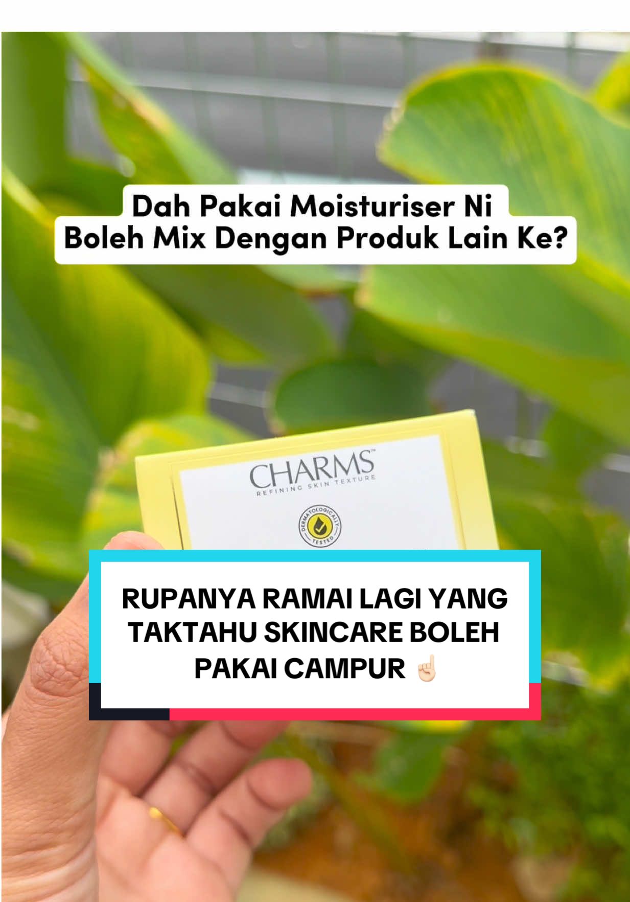 Since ramai yang risau Advance Night Spa ni boleh mix dengan skincare lain kan. So kita jawab 🙆🏻‍♀️#charmscosmeticskincare #charmshalaljakim #halalskincare #gelmoisturizer #nightroutine 