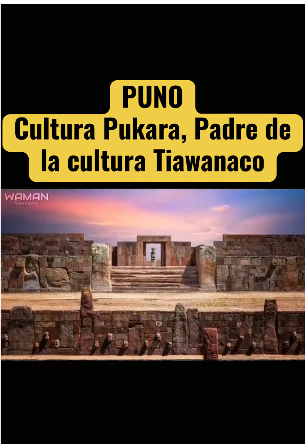 Puno- Cultura Pukara, Padre de la cultura Tiawanaco. Cultura pukara, antecesora de la cultura Tiawanaco #pukara #tiawanaco #puno_peru #peru #bolivia🇧🇴 