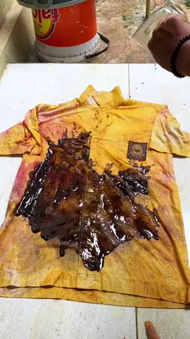 Menghilangkan noda kunyit di seragam emang bisa? #penghilangjamurpakaian #loxsuscleaner #penghilangnodapakaian 