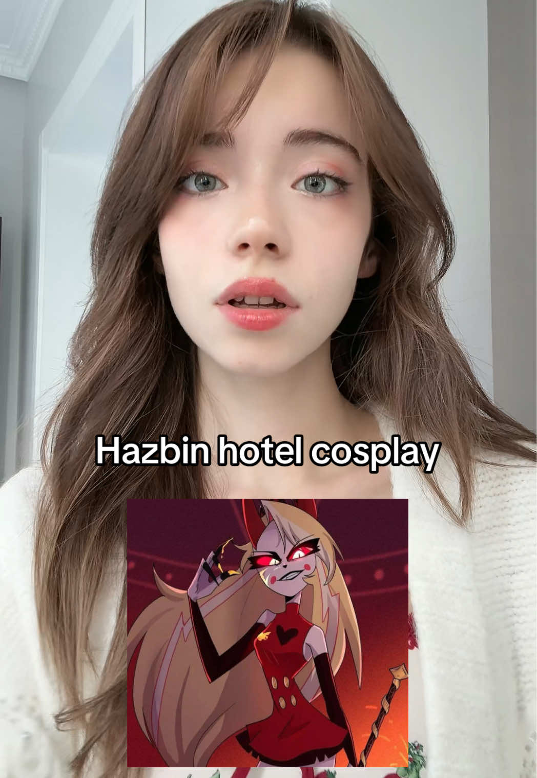 I seriously missed doing Charlie cosplay #hazbinhotel #hazbinhotelcosplay #charliemorningstar 