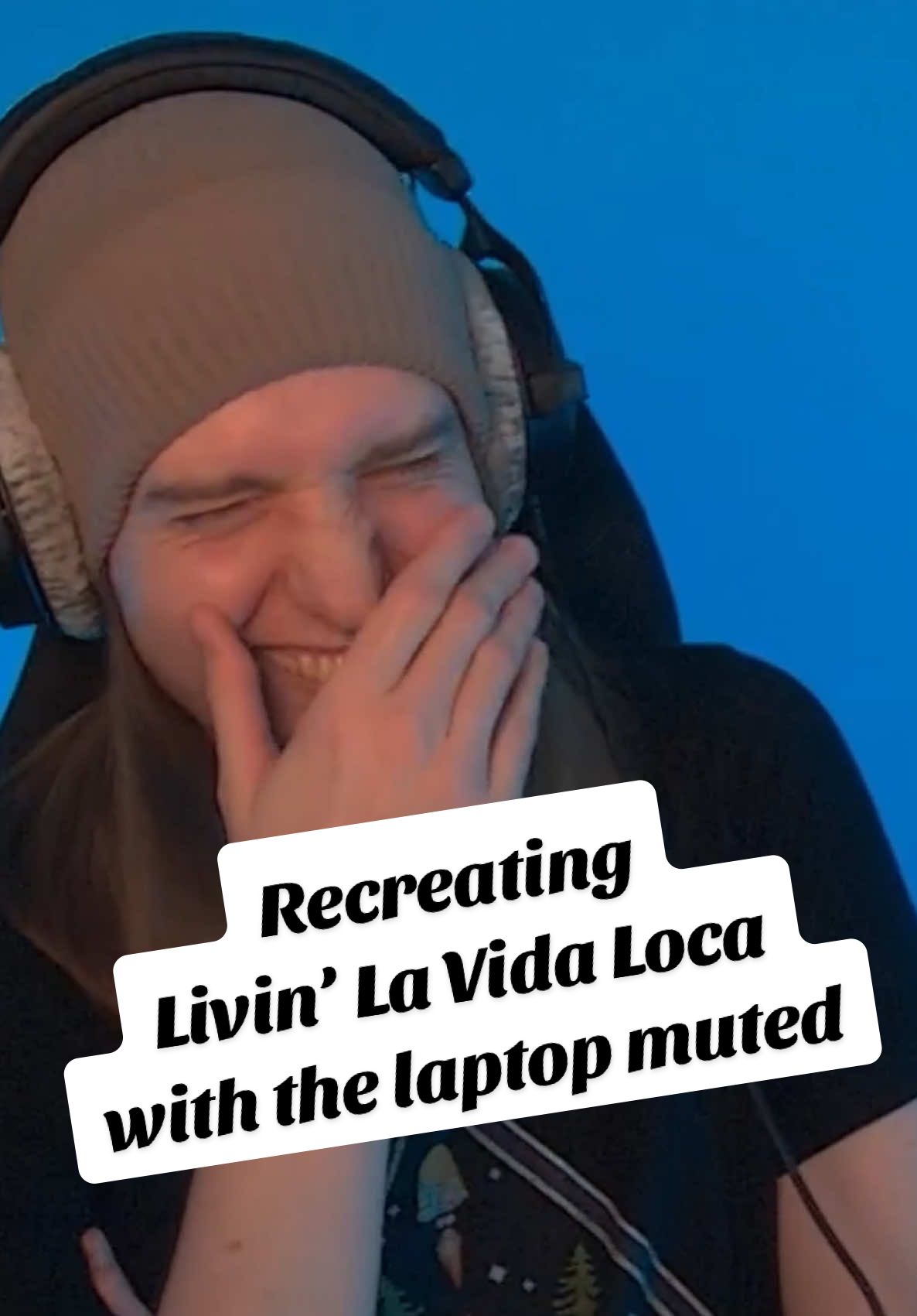 I recreated “Livin’ La Vida Loca” by Ricky Martin BUT my laptop was muted the entire time… #livinlavidaloca #rickymartin #songchallenge #fyp #shrek 