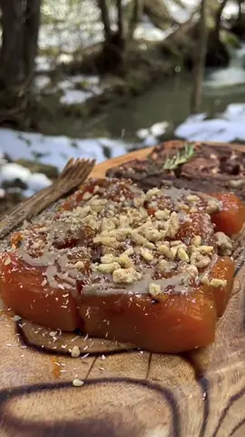 Grilled beef on rocks in the wild #foodtiktok #fyp #cooking #asmr #cool 