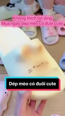 Dép mèo có đuôi cute#dép #depmeocute #xuhuong 