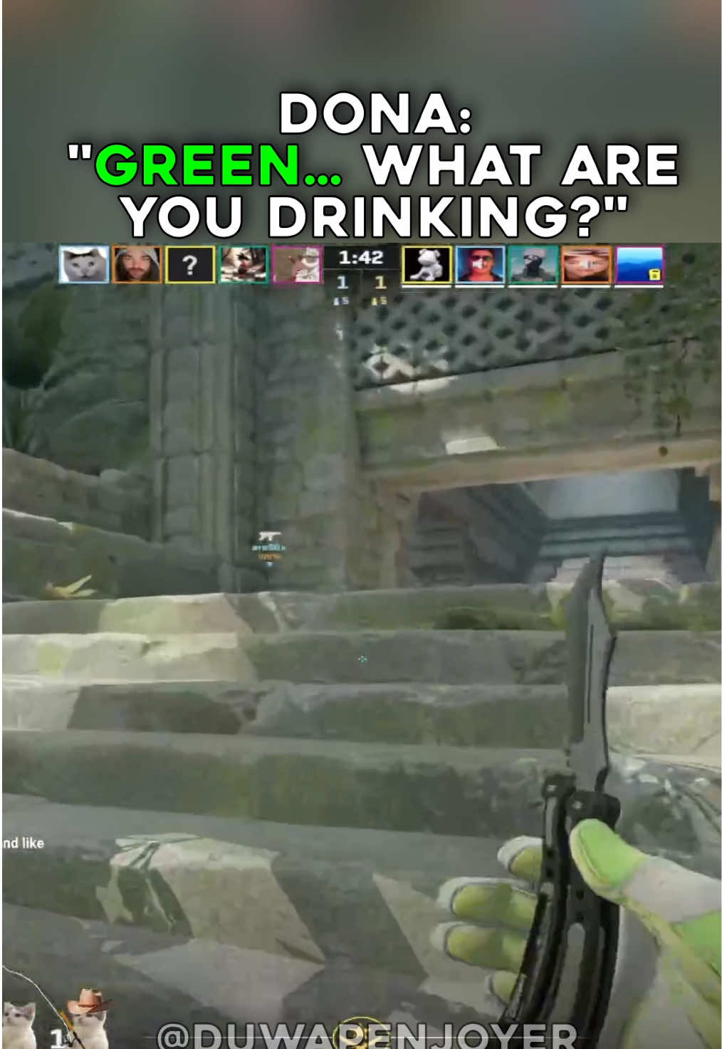 Dona was clueless 🥀 #duwap #duwapcs #cs2 #dona 