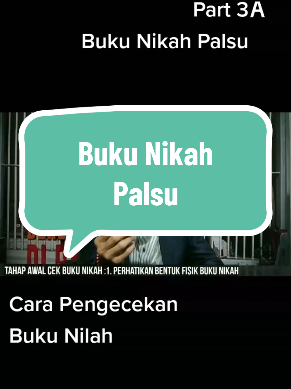 Seri Edukasi : Buku Nikah Palsu. #LegalTalk #EdukasiHukum #AktaNikah 