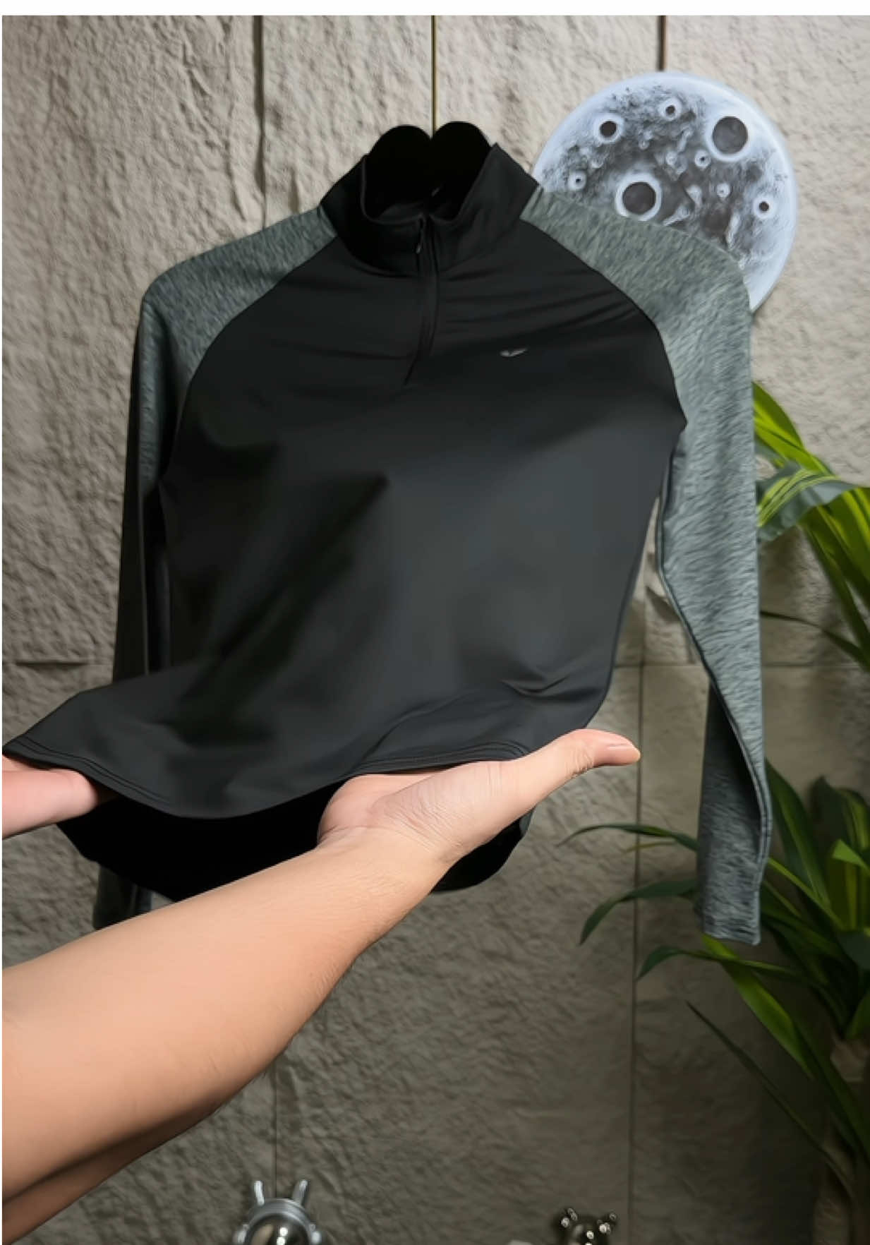 Áo Thun Dài Tay Cổ Trụ Bazik Wings W01 Quarter Zip Co Giãn, Giữ Nhiệt Tốt, Thể Thao, Chạy Bộ, Bơi Lội, Sport#aothundaitay #aogiunhiet #aogiunhietnam #thoitrang #outfit 