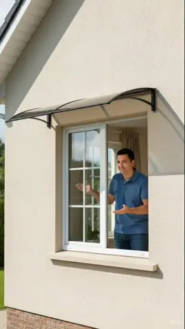 TOLDO POLICARBONATO 1Mx70Cm Portas e Janelas #toldos #policarbonato #portas #janelas #pluglar 