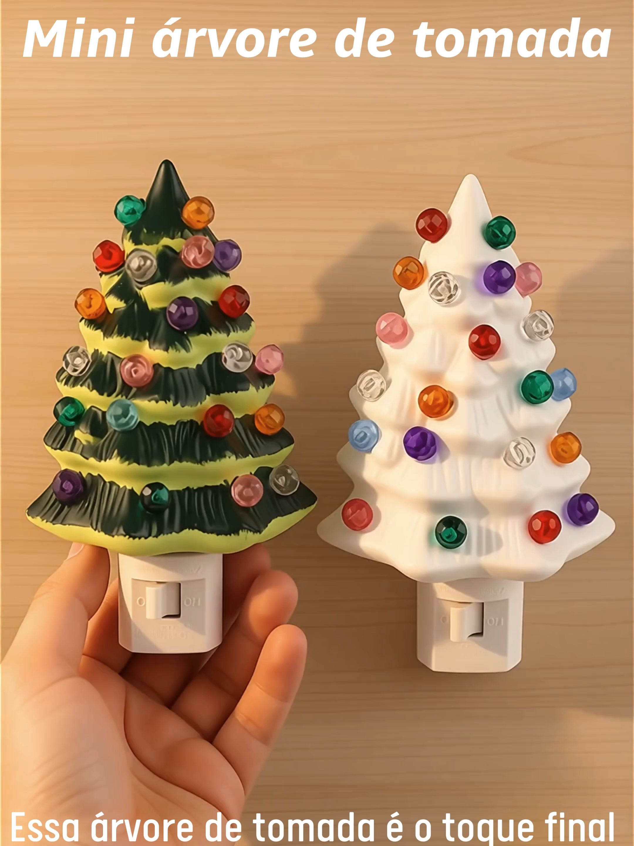 🎄 Minha árvore de tomada tem mais brilho que minha vida social.🎄 “Natal em 3 segundos: plugue, ligue, e já vira festa.” E você pode ter na sua casa por menos de R$ 50,00  Comente 
