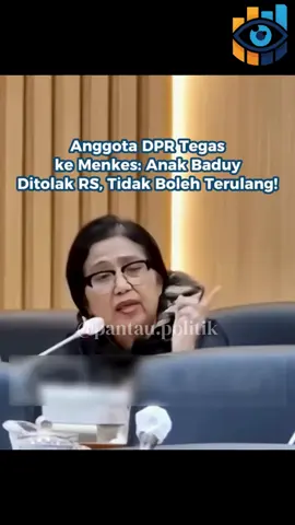 Anggota Komisi IX DPR Irma Suryani menyoroti kasus warga Baduy yang ditolak rumah sakit karena tidak memiliki KTP. Ia menekankan kepada Menteri Kesehatan bahwa hal seperti itu tidak boleh terulang. Hal ini ia sampaikan dalam rapat kerja Komisi IX DPR RI dengan Menteri Kesehatan di Kompleks Parlemen Senayan, Kamis (13/11/2025). Ia menegaskan terkait kondisi ekonomi rakyat Indonesia yang sedang tidak baik-baik saja, sehingga kenaikan iuran BPJS perlu dipertimbangkan lagi. Selain itu, pelayanan yang diberikan pada rakyat juga harus setara dengan iuran yang dibayarkan ke BPJS. Irma juga menekankan bahwa setiap warga berhak mendapat layanan kesehatan yang ditanggung oleh negara. #DPR #Menkes #BPJS #Kesehatan #beritatiktok #viral #fypage #pantaupolitik #fyp #norakplay #beritaviral