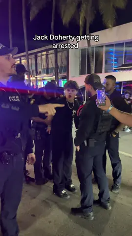 Jack Doherty getting arrested @Jack Doherty #jackdohery 