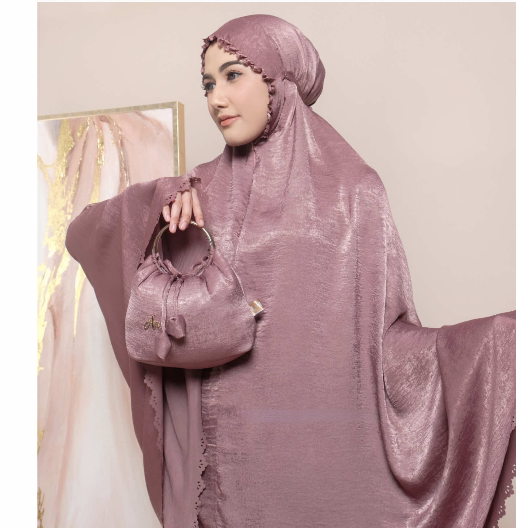 ALESHA Series by ALMECCA  #mukena #mukenadewasa #mukenatravel #mukenapremium #mukenaalmecca                       