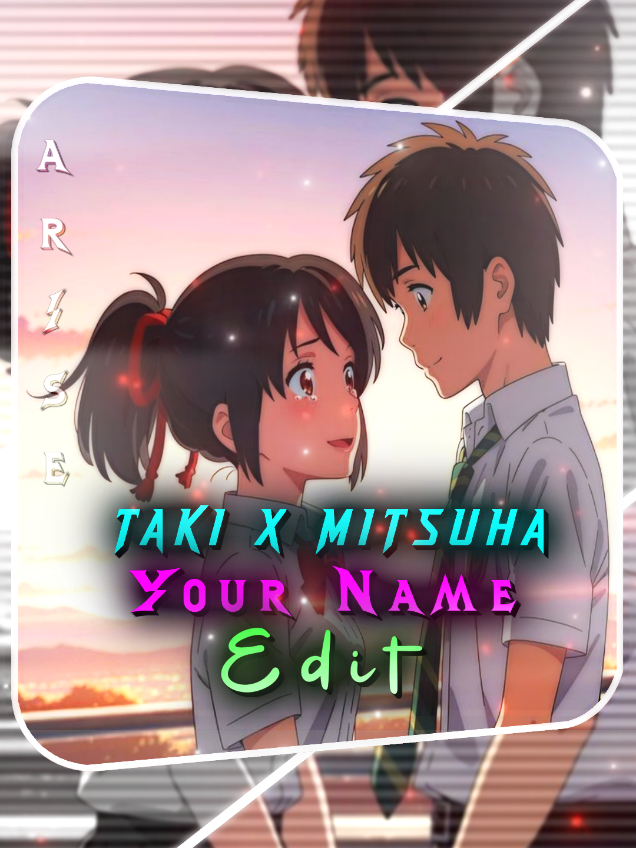 special video for my bestie 🫴@DASH_EDITS€ #tranding #animeedit #animepottery #takixmitsuha #yourname 