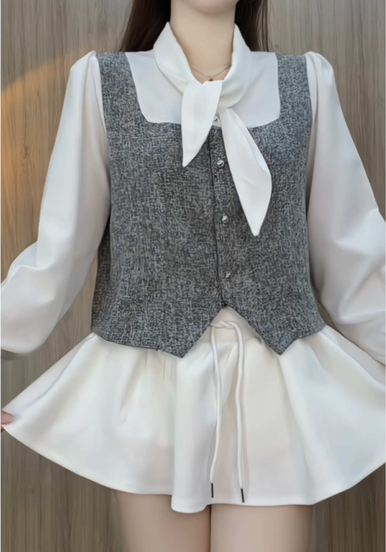 Áo somi phối dạ xinh quá đi thui #áo 