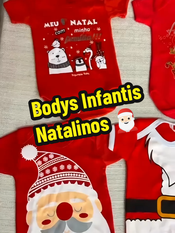🎅✨ O look de Natal mais fofo do ano chegou! ✨👶 Transforme o seu bebê no ajudante mais encantador do Papai Noel com esses bodys natalinos super confortáveis e cheios de charme! ❤️🎄 👕 Modelos variados. 🌟 Cores vibrantes e estampas exclusivas. 🍼 Tecido macio e ideal para a pele do bebê. 📸 Perfeito para fotos, encontros em família e festas de fim de ano! #shopee #achadinhos #moda #modainfantil 