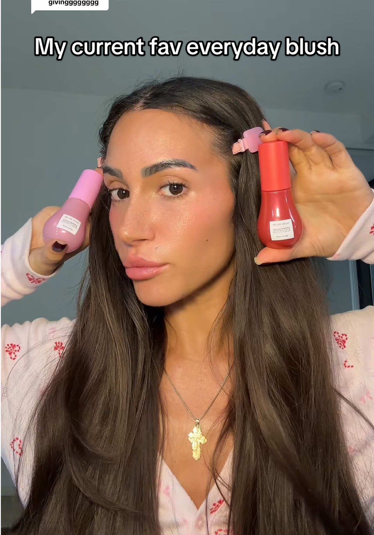 Replying to @skylar my new favorite everyday blush is from @Glow Recipe🩷 showing shades cherry flush & dragonfruit flush 