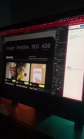 Development of my web site development portfolio graphic design and visual identity.