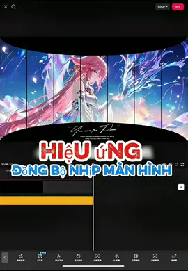 Hiệu ứng đồng bộ nhịp màn hình chia đôi #mymyedit  #capcut #edit #huongdanedit #vietsub