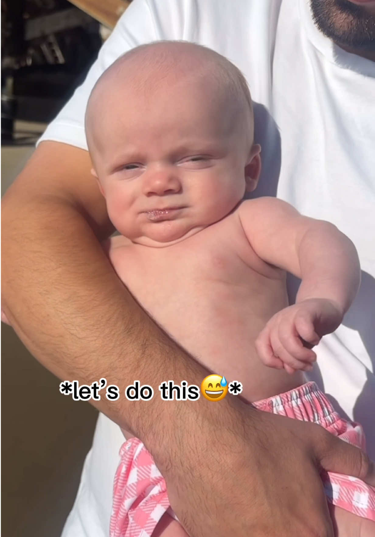 First time putting his feet in the ocean🥹🌊 #cute#funny#baby#family#toddler 