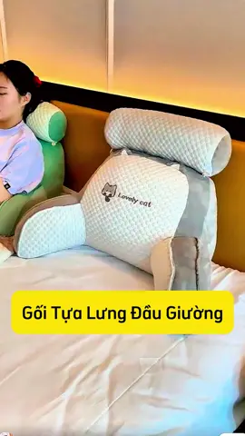 Gối tựa lưng đầu giường hình gấu, gối kê đầu giường thư giãn #goitualung #goilung #goikelung #goithugian #goiemtualung.