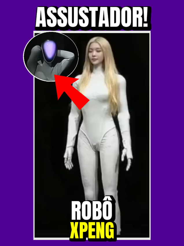Esse robô ME ASSUSTOU de verdade 🤖  #xpeng #robo #tecnologia #assustador #humanoid 