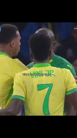 Vini was scared of Koulibaly💀😭