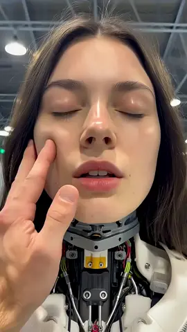 Guy Tries Out the Newest Girlfriend Robot at the Expo ❤️ #ai #robot #future #technology #2025 