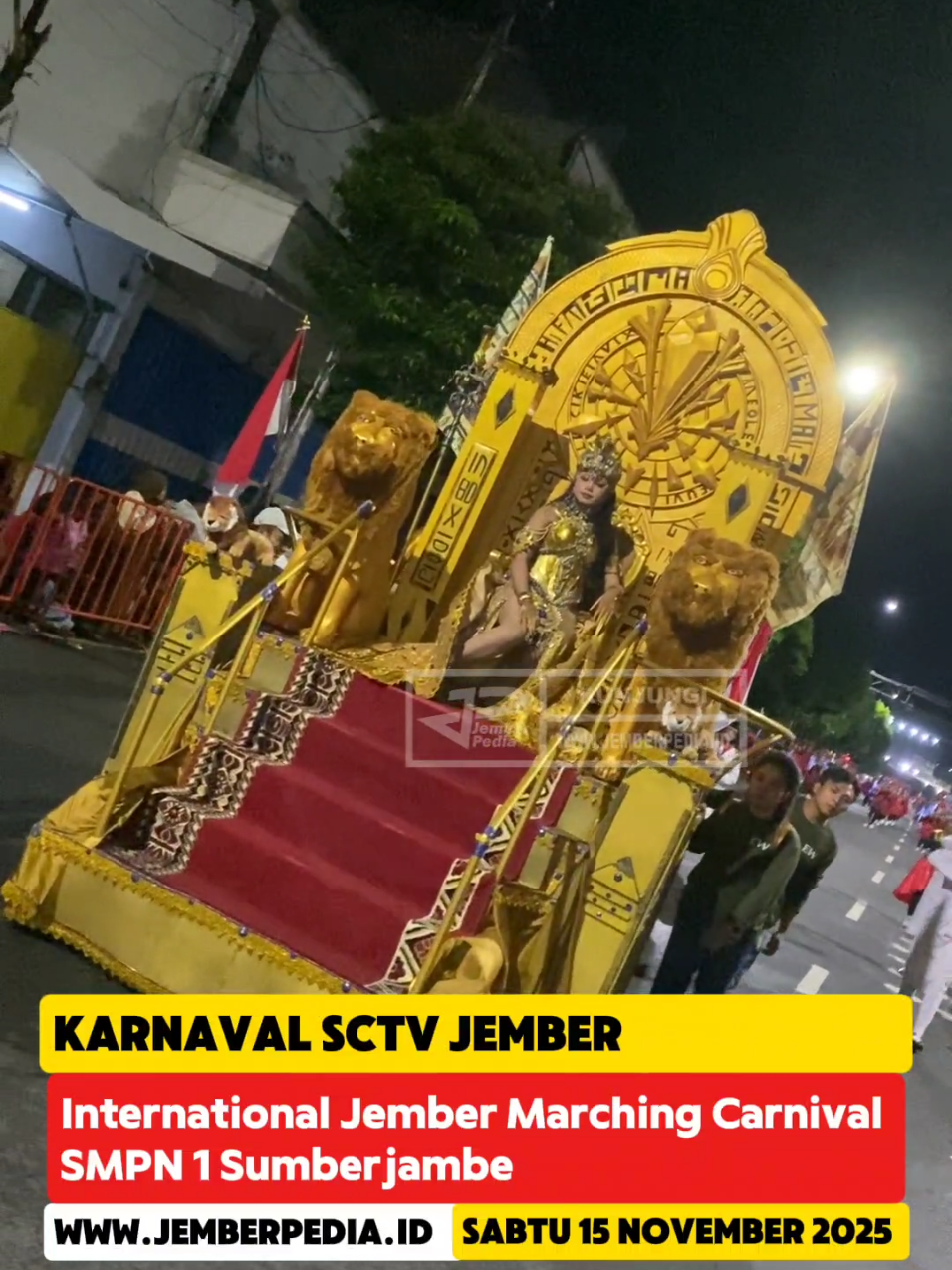 International Jember Marching Carnival - SMPN 1 Sumberjambe #marchingband #karnavalsctv #Gusfawait #TerimaKasihGusFawait #alunalunjember 