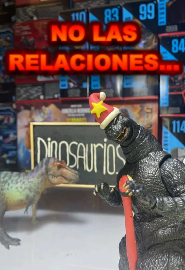La VERDADERA FELICIDAD está en los DINOSAURIOS 🦖 #stopmotion #dinosaurios #foryoupage #humor #godzilla 