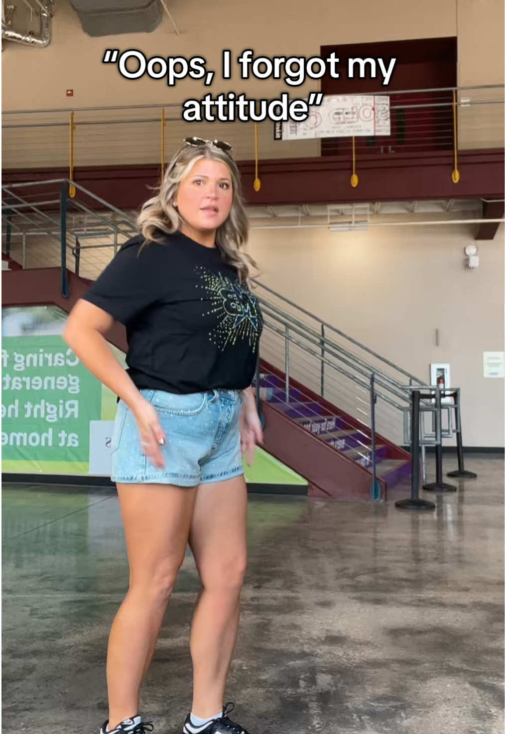 Her Alter Ego —- let’s go!  🖤💙 @life.with.jaycee  #cheertok #allstarcheer #momanddaughter #cheerlife #PrettyTikTok 