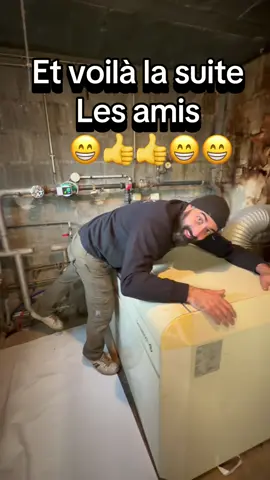 La suite du remplacement 😁👍 #chauffagiste #installation #apprentissage #maison #renovations 