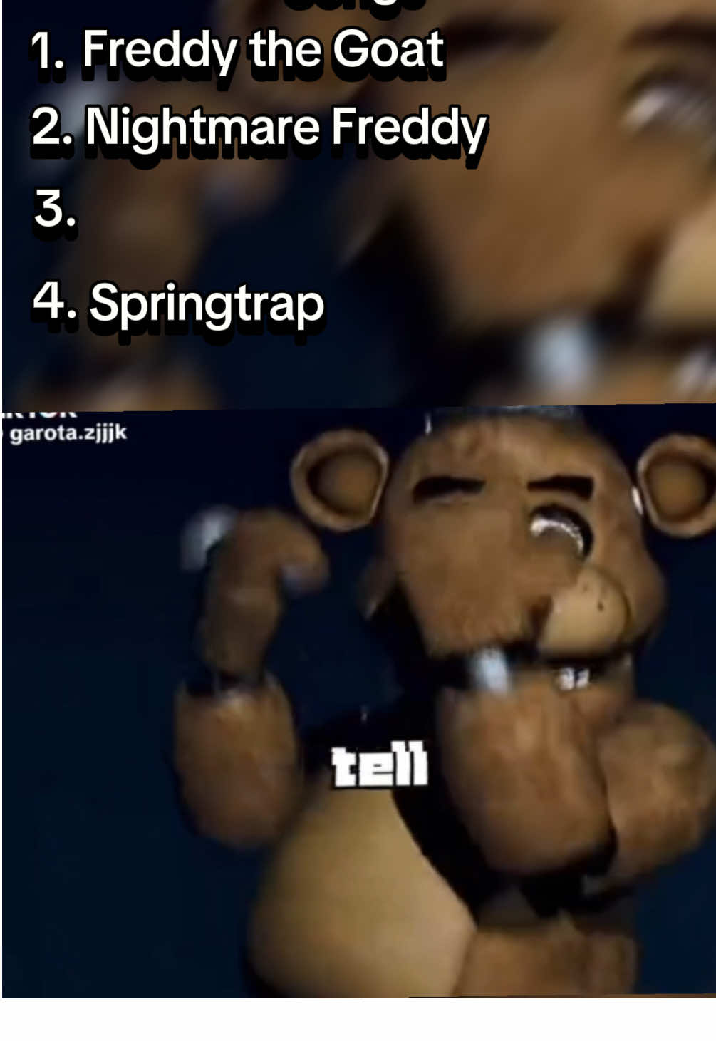 Top 4 Youre insane youre in Pain Fnaf Song Ranking #funny #memestiktok #fnafedit #viral #springtrap 