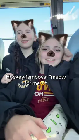 @Piper Pederson Game day bus shenanigans #hockey #cringe #hockeyboys #fyp #meow 