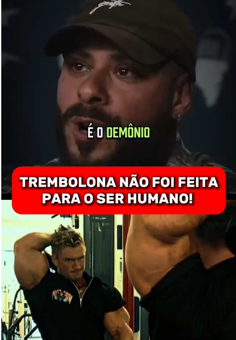 TREMBOLONA NÃO FOI FEITA PARA O SER HUMANO!  #academia #maromba #gym #musculação #treino 