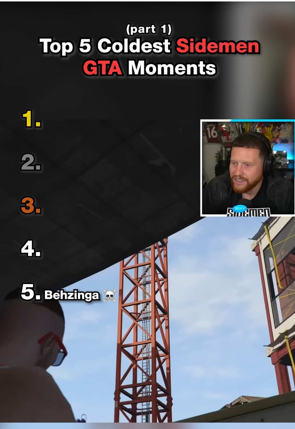 Top 5 Coldest Sidemen GTA Moments // #fyp #sidemen #miniminter #funny #trending 