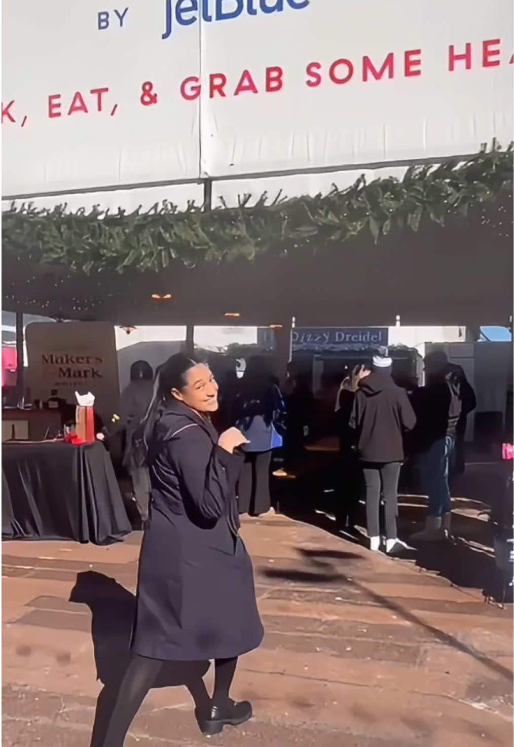 touch grass? more like touch sand.  Come visit us today and tomorrow at the Holiday Snowport Market for sand, warmth, and some JetBlue surprises☀️