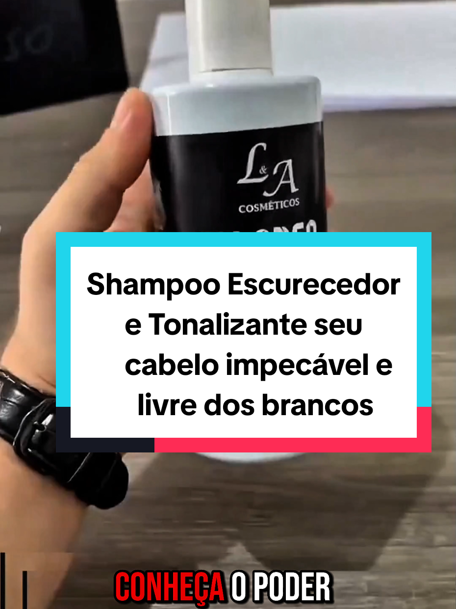 Este é o Shampoo Escurecedor para Cabelos Brancos e também é Tonalizante com 300ml e Efeito 100% Natural. Este achadinho realmente vale ouro pra quem tem problemas de cabelos brancos. E pra adquirir está preciosidade, basta copiar o seguinte ID: AEF-VGD-QGS e colar na barra de pesquisa do aplicativo da Shopee, aproveita que este ID está com um desconto que só este ID TEM. #cabelo #cabelobranco #cabelolindo #beleza#shopee @ACHADINHOS DA FRAN @ACHADINHOS DA FRAN @ACHADINHOS DA FRAN 