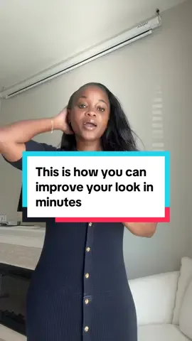 This is how you can improve your look in minutes  #feminineenergy #fyp 