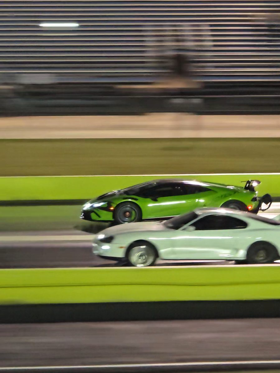 @Smiley Autowerks MKIV Supra vs @Jotech Twin Turbo Lamborghini Huracan Performante #twinturbo #Lamborghini #supra #2jz #rollracing 