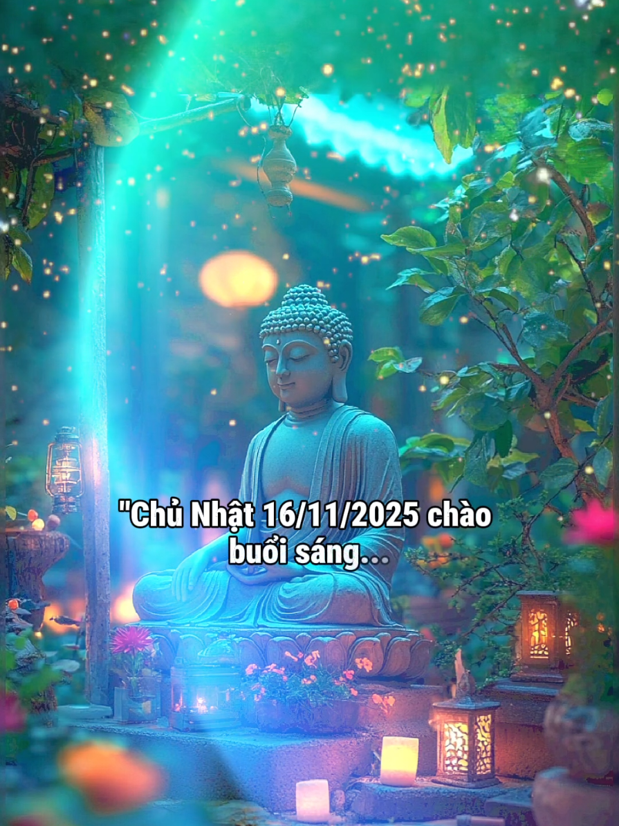 CHÚC CHỦ NHẬT NGÀY 16/11/2025.#CapCut #maucapcut #xuhuongtiktok #nhactinhtam #thichphaphoa 