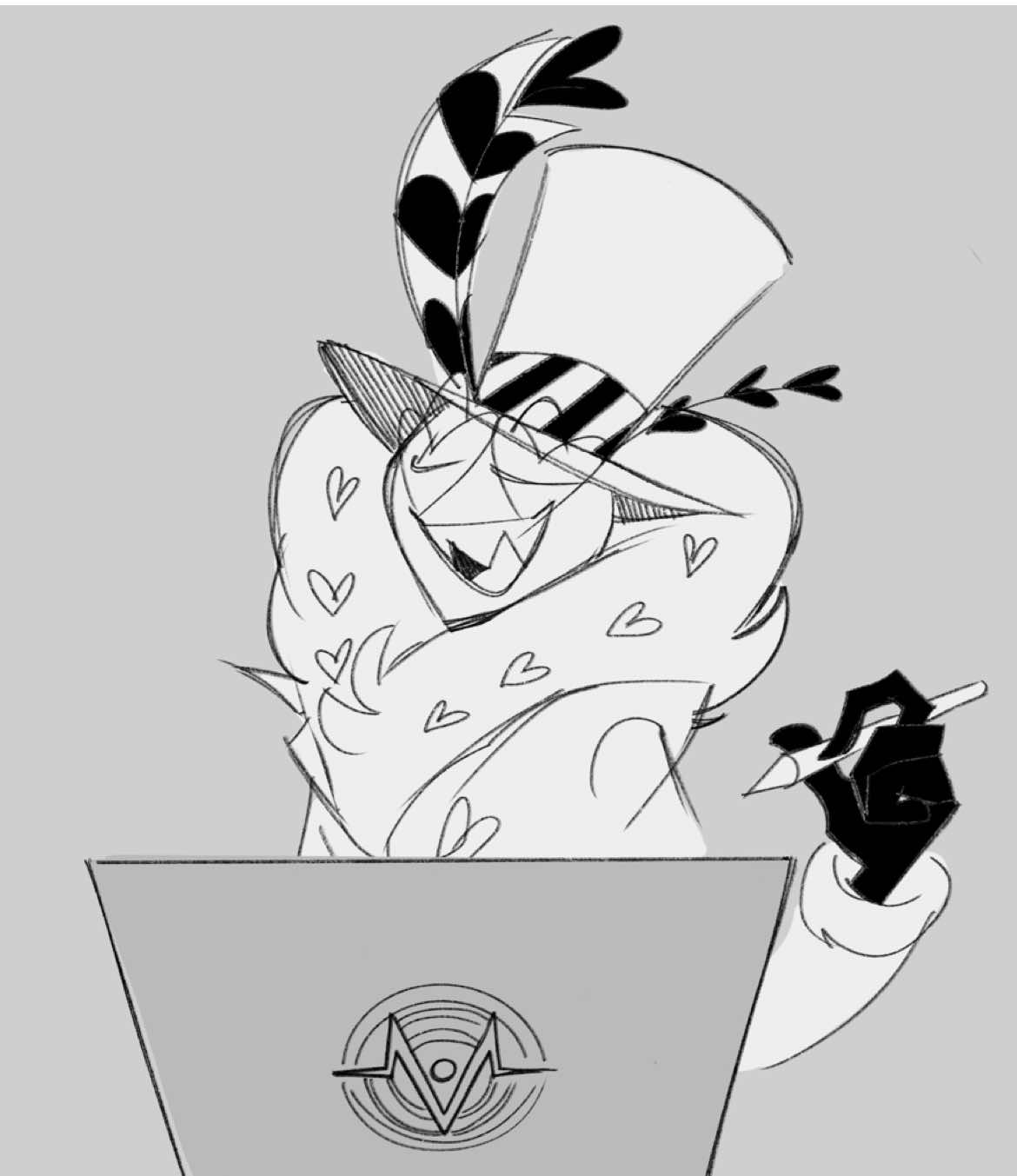 I used Valentino’s Vox tutorial for the Vox tutorial #hazbinhotel #valentino #vox #fyp #funny 