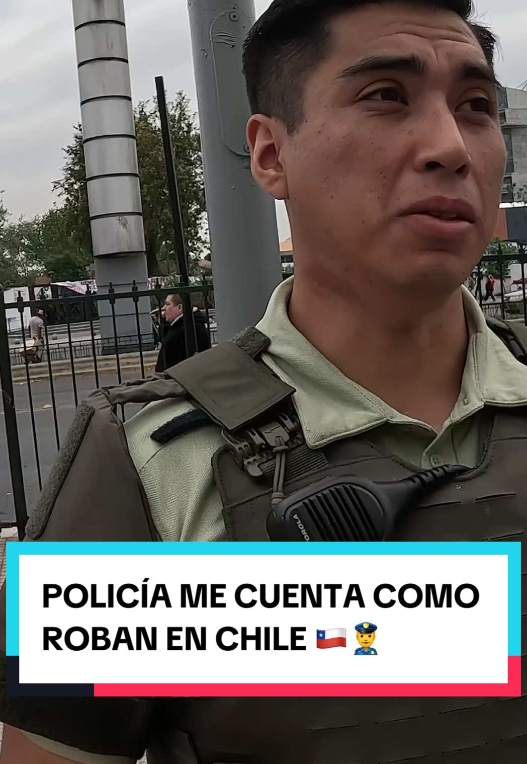 policía cuenta como se roba en Chile 🇨🇱 👮‍♂️ #bcnapiedecalle #parati #robos #videoviral #chile 