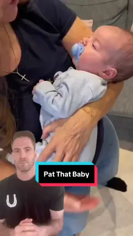 When you pat a baby to sleep you are not just soothing them, you are tapping into one of the earliest memories their nervous system has. In the womb they spent months listening to Mom’s heartbeat, a steady rhythmic pattern that signaled warmth, safety and calm. Gentle, rhythmic patting mimics that familiar beat so their brain shifts into that same comfort state. It is one of the simplest ways to activate a newborn’s built-in calming reflex and help them settle faster. #babytips #newmom #newbaby #pregnancy 