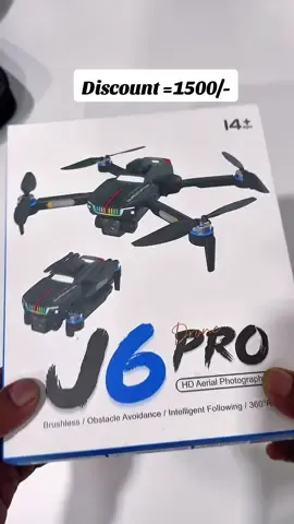 මිල අඩුවෙන් J6 pro Drone එක 14990/- මිලදී ගත හැක Brashlees motor HD dual camara Flying distance 300-400M Flight time 12-17 minutes 2000mah battery cash on delivery 🚚 📦 #budgetdrone #sg109pro #e88max #sirlanka_tiktok🇱🇰 